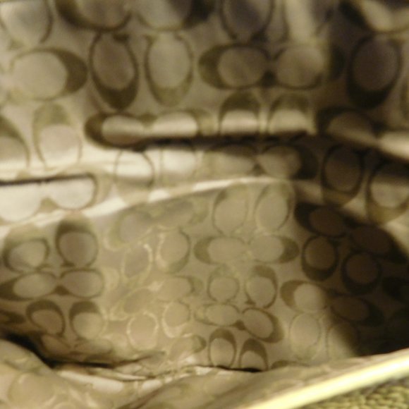 Coach Yellow Leather Wristlet - Picture 4 of 5